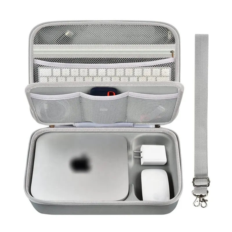 Жесткий Дорожный Чехол для Apple 2023 Mac Mini M2 Mac Mini M1 & Mac Mini предыдущая модель органайзер для настольного компьютера