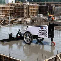 Offre Spéciale : Niveleuse Laser Vibrante Portative à Deux Roues pour un Nivellement de Précision des Sols en Béton