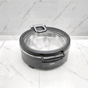 Nouveaux réchauds de <span class=keywords><strong>buffet</strong></span> en acier inoxydable, design innovant, 6L, équipement de maintien au chaud des aliments sur table, électrique 600W, tension universelle - Product Image 2