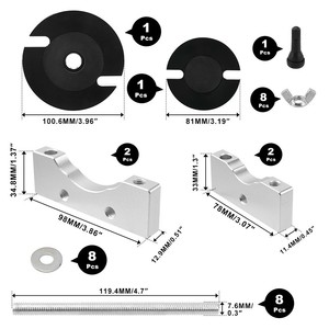 Kit de réparation de bosses d'échappement pour moto deux temps Autovic en aluminium TP169 usage général - Product Image 2