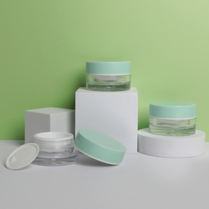 Petits contenants en plastique vides avec couvercles colorés, mini pots cosmétiques pour liquides, poudres, crèmes, lotions pour les soins de la peau - Product Image 6