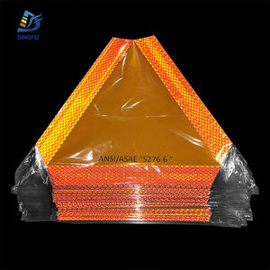 Logotipo personalizado SMV Placa de marcado trasero <span class=keywords><strong>Señal</strong></span> de triángulo <span class=keywords><strong>Señal</strong></span> reflectante Etiqueta de <span class=keywords><strong>señal</strong></span> de vehículo de movimiento lento - Product Image 3