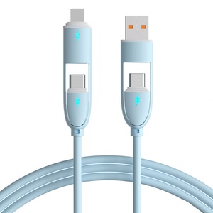 4 in 1 100W Multifunction Fast Charging USB Charger <b>Cable</b> 1M Universal <b>Data</b> <b>Cable</b> for Mobile Phones - Product Image 3