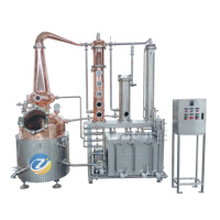 ZJ pas cher whisky équipement de distillation prix cuivre encore alcools commerciaux distillateur d'alcool faire la machine