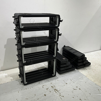 Boîtier de transport pour amplificateur en plastique ABS haute résistance, anti-explosion, HDPE PE 2U 3U 4U 6U 8U 12U 14U 16U 260 390 528 mm de profondeur, OEM