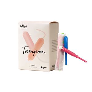 <span class=keywords><strong>Tampones</strong></span> orgánicos naturales personalizados al por mayor, servilletas sanitarias desechables de algodón orgánico, aplicador de <span class=keywords><strong>tampones</strong></span> limpios para mujeres - Product Image 1