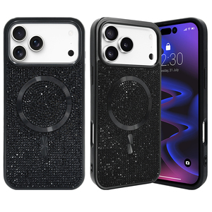 Fundas de Lujo para Teléfono Móvil de TPU+PC 17ProMax, Antigolpes, con Anillo Magnético Brillante, Diseño de Diamantes, para iPhone 15 Pro Max - Product Image 4