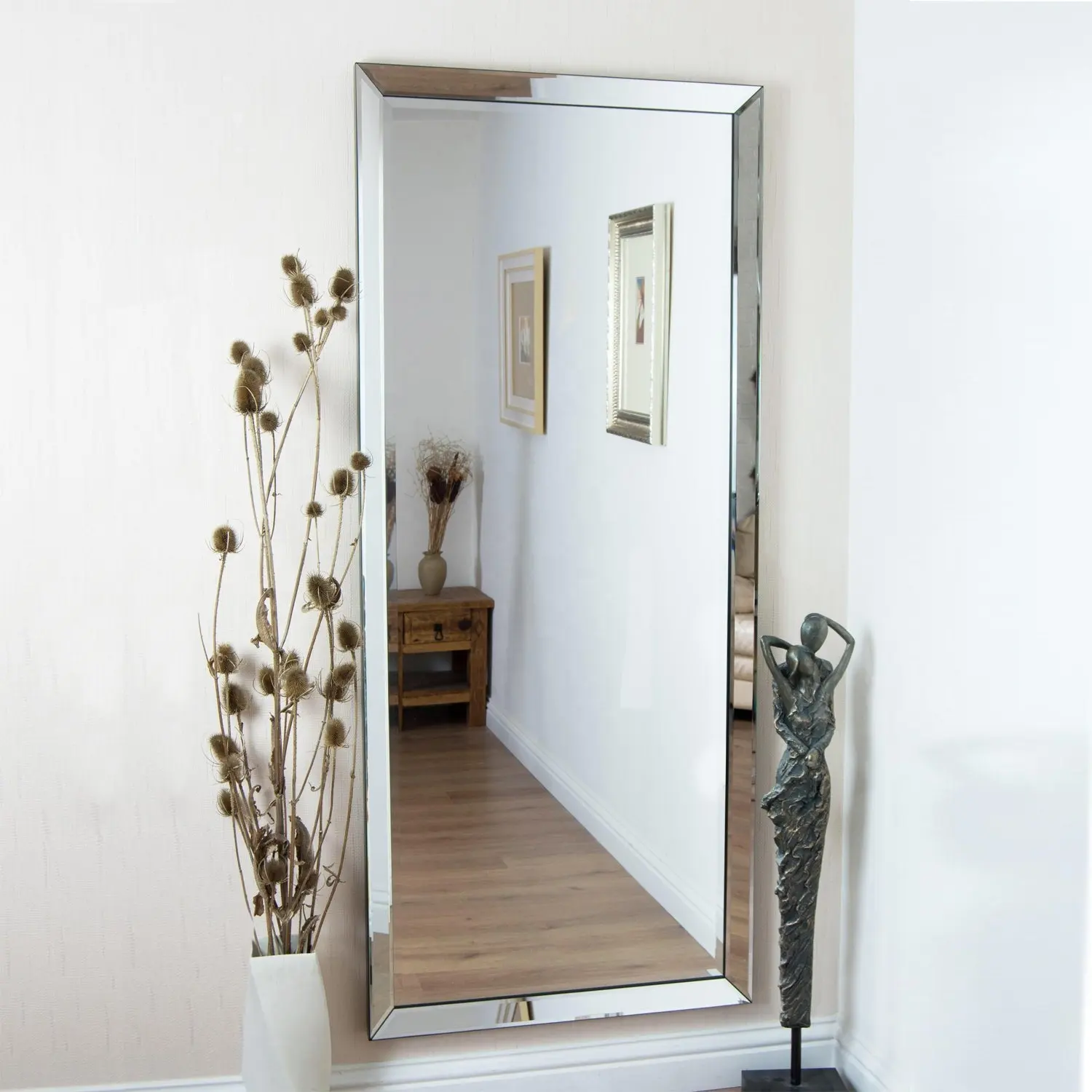 Factory Price 3mm, 4mm, 5mm, 6mm oversized frameless dressing wall mirror full length Decorative Furniture