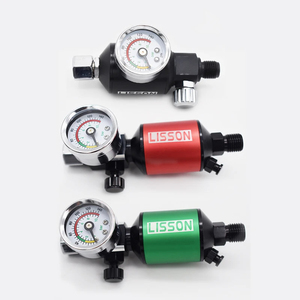 Geniuselect <span class=keywords><strong>DR</strong></span>-5, Regulador de Aire con Certificación CE, Nuevo Filtro de Aire, Manómetro para Pistola de Pulverización, Separador de Agua y Aceite, Trampa de Agua, Herramientas - Product Image 3