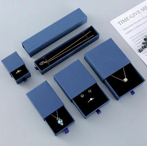 Boîtes à bijoux multi-tailles, boîtes cadeaux en carton avec languettes à ruban pour bagues, boucles d'oreilles et bracelets - Product Image 4