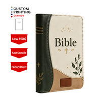 Nouvelle Vente Chaude : Couverture en Cuir PU de Haute Qualité pour Bibles Religieuses Modernes Professionnelles – Impression de Livres Chrétiens