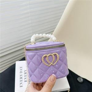 PEEQI 2101 Nuova <span class=keywords><strong>Borsa</strong></span> Piccola alla Moda con Perle per Ragazze, <span class=keywords><strong>Borsa</strong></span> per il Trucco in Stile Jelly per Bambine e Ragazzine - Product Image 5