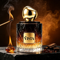 Flacons de parfum en verre vides OEM/ODM en gros, étanches, 50 ml et 100 ml, avec pulvérisateur à pompe et impression à chaud
