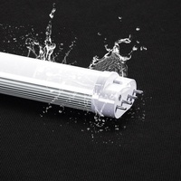 Profilé en aluminium 6063 et cache en plastique PC pour tube LED 2G11 Hw-30, abat-jour rond pour tube LED