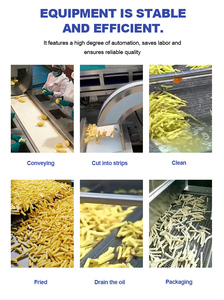 Linea Industriale Completamente Automatica per Patatine Fritte Surgelate, Personalizzabile 380V 220V, Produzione in Fabbrica - Product Image 4