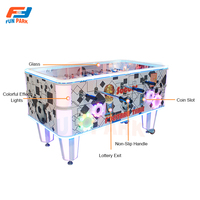 Nouvelle conception Table de football électronique d'intérieur à monnayeur en plastique, 2 joueurs, 8 coups standard, LED, grande taille, garantie 1 an
