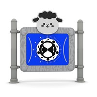 Panneau d'activités d'extérieur pour la motricité fine, jeu éducatif interactif à une rangée pour enfants, pour aires de jeux et parcs