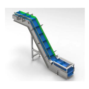 Özelleştirilmiş PVC/PU kemer pelet besleme makinesi/kaldırma hunisi ile eğimli konveyör tırmanma - Product Image 1