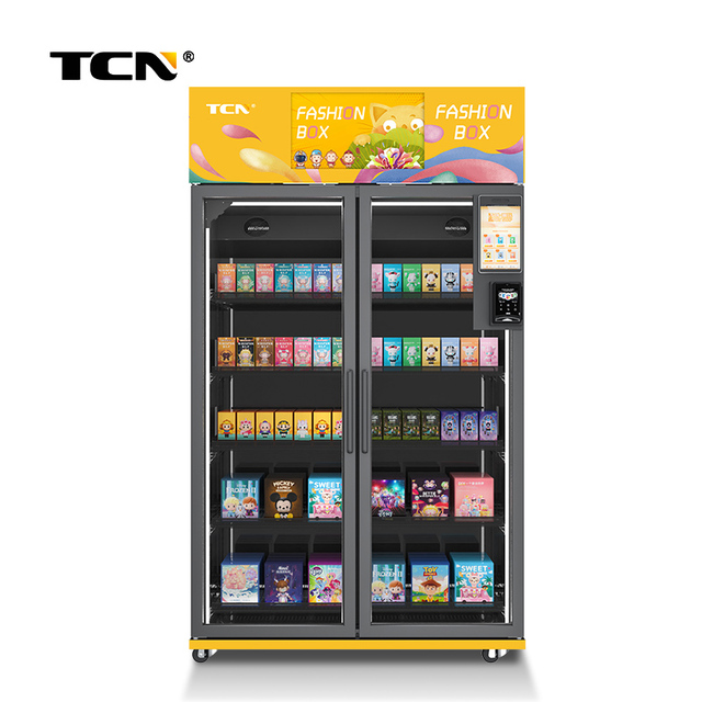 TCN 24/7 Self-Service Wholesale Mystery Box Vending Machine Large Capacity Visual Recognition AI Vending Machine