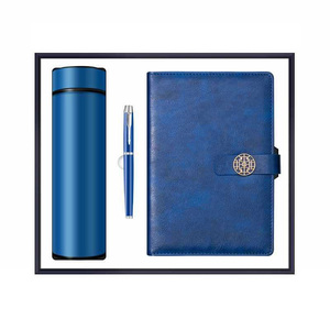 Özel Logo iş promosyon hediye seti-ofis malzemeleri içerir USB sürücüsü deri not defteri A5 dergisi mezuniyet babalar günü - Product Image 2