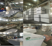 Feuilles en plastique flexibles solides à haute densité d'usine 4x8 panneau de plafond en pvc feuille de mousse en PVC