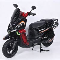 Moto électrique sportive à vitesse maximale de 100 km/h, 72V 2000W, moto pour adultes avec une longue autonomie