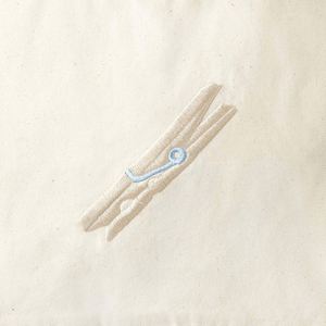 Natural Cotton Canvas Clothespin Bag Hanging Clothes Pin Peg <b>Holder</b> Storage Bag - Product Image 3