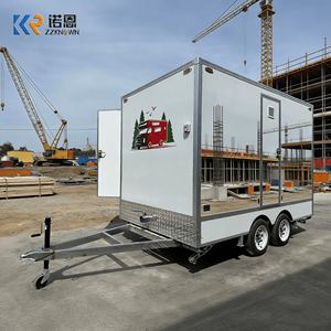 Remorque WC <span class=keywords><strong>portable</strong></span> professionnelle, remorque toilettes mobiles, crochet à vêtements pour tenues habillées, événement professionnel en extérieur - Product Image 3