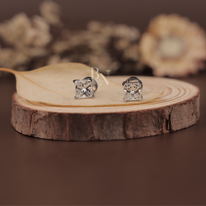 Silver 10K Gold 14K Gold 18K Gold Women Lab Grown Diamond <b>Earrings</b> Elegant <b>Fine</b> Jewelry Luxury Gift for Her - Product Image 3