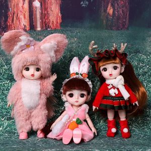 มาใหม่ที่มีคุณภาพดีมินิ Loli ตุ๊กตา1/8ขนาด6.5นิ้ว16-17เซนติเมตรตุ๊กตา Bjd สาวที่มีขนยาวชุดสำหรับเด็ก - Product Image 1