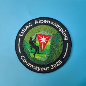 Factory Wholesale Hot Press Adhesive Silicone Patch Custom High Quality Iron-on <b>Embroidery</b> Patches - Product Image 3