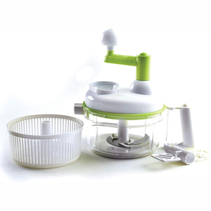 Kitchen Hand Crank Stainless Steel Eco-Friendly Sustainable Food Processor Baby Food Maker Manual Meat Grinder <b>Vegetable</b> Dicer - Product Image 1