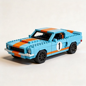 Set de Bloques de Construcción de Coche Clásico Personalizado Premium DIY MOC para Adultos, Regalo de Vacaciones, Colección de Cumpleaños - Product Image 3