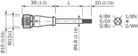 Connecteurs et câbles TPU noirs SICK 2095653 YF2A18-050UA5XLEAX très demandés pour applications capteur-actuateur