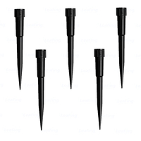 Échantillon gratuit Pipette Embouts de pipette noirs Embouts filtrants 0.2mL Pipette conductrice
