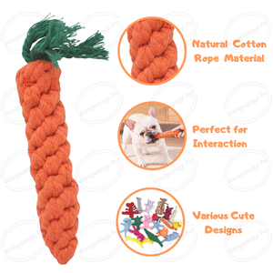 Jouet en corde tressée pour chien en gros Jouet à mâcher en corde de coton naturel pour chien - Product Image 3