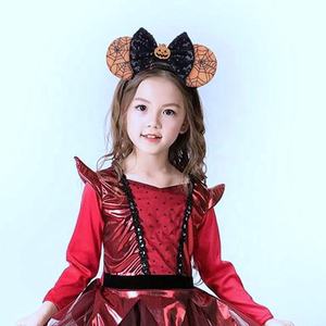 Ziming الاطفال هالوين عقال الانحناء ماوس آذان مهرجان هيرباند شبح الخفافيش تأثيري عقال للأطفال والكبار - Product Image 6