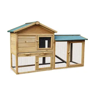 Hot Sale High Quality Rabbit Cages Best Wood Large Indoor Rabbit Hutch Cage