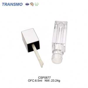 Tube de brillant à lèvres carré de 6,5 ml avec logo personnalisé, étiquette privée, contenant de rouge à lèvres liquide blanc, stockage cosmétique carré vide pour - Product Image 5