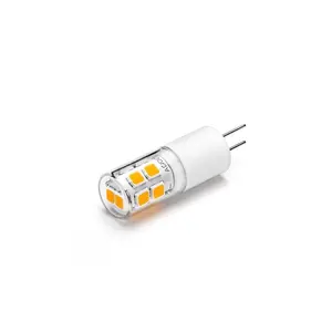 中国工厂批发G4-2835B-14LED -Ra80-AC 120伏可调光学发光二极管球泡灯现货