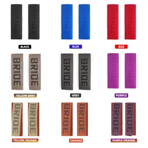 Almohadillas para cinturón de seguridad de coche estilo Jdm, 2 uds., almohadillas de tela para cinturón de seguridad de coche con logotipo de novia, cubierta de hombrera para cinturones de seguridad de coche - Product Image 3