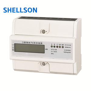 7p Điện năng tiêu thụ kWh Điện áp hiện tại wattmeter 380V RS485 Din Rail điện ba giai đoạn năng lượng mét - Product Image 2