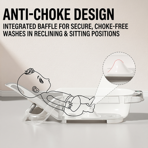 Vasca da Bagno Pieghevole in Plastica Regolabile <span class=keywords><strong>per</strong></span> Neonati e Bambini con Termometro - Product Image 5