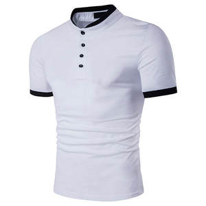 Nouveau T-shirt pour homme décontracté grande taille été style streetwear occidental manches courtes col rond couleur unie 100% coton respirant - Product Image 1