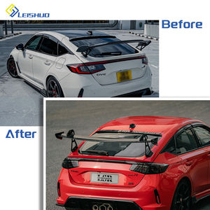 เล่ยซั่ว ผลิตสปอยเลอร์หลังแบบปรับได้ ทำจากคาร์บอนไฟเบอร์แห้ง สำหรับรถยนต์ฮอนด้า ซีวิค FL5 รุ่นที่ 11 ปี 2022+ - Product Image 5