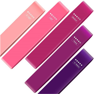 Bandes de résistance extensibles, colorées, en latex personnalisé, Mini boucle, pour Fitness et Yoga, <span class=keywords><strong>5</strong></span> <span class=keywords><strong>couleurs</strong></span> - Product Image 1