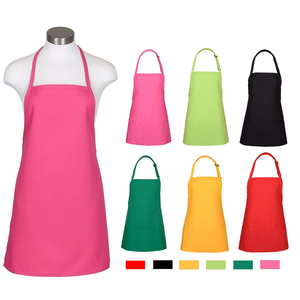 Ensemble de tabliers <span class=keywords><strong>sans</strong></span> manches en Poly coton pour enfants, <span class=keywords><strong>tablier</strong></span> et chapeau de Chef pour la boulangerie, la <span class=keywords><strong>peinture</strong></span>, le jardinage - Product Image 4