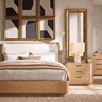 Cadre de lit en bois de chêne taille King, lit plateforme en bois massif avec lattes en bois, lit en bois naturel artisanal pour chambre à coucher, maison, hôtel