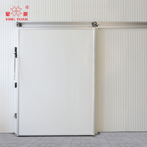 Porte coulissante électrique double/simple avec <span class=keywords><strong>moteur</strong></span> pour grande chambre froide Porte coulissante automatique Porte de chambre congélateur - Product Image 2