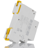 A9E18331 voyant lumineux rond vert, LED, boîtier en plastique, montage sur rail DIN, IP2X, série Acti9 Control.